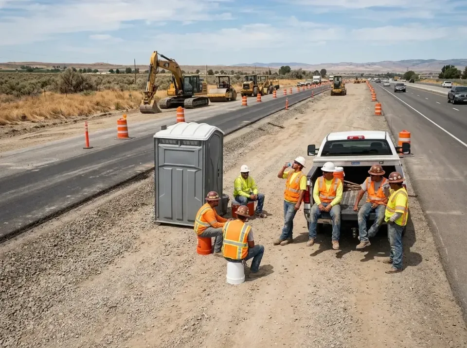 highway-road-construction-crew-007 — frequently asked questions, Porta Potty and Restroom Rentals in Clever, MO